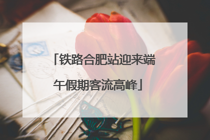 铁路合肥站迎来端午假期客流高峰
